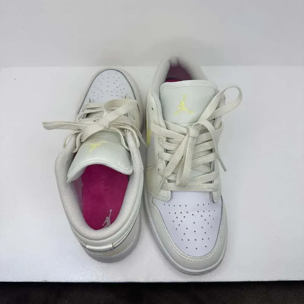 Nike Air Jordan 1 Low GS 'Sail Light Laser Orange' (FV8486-181)